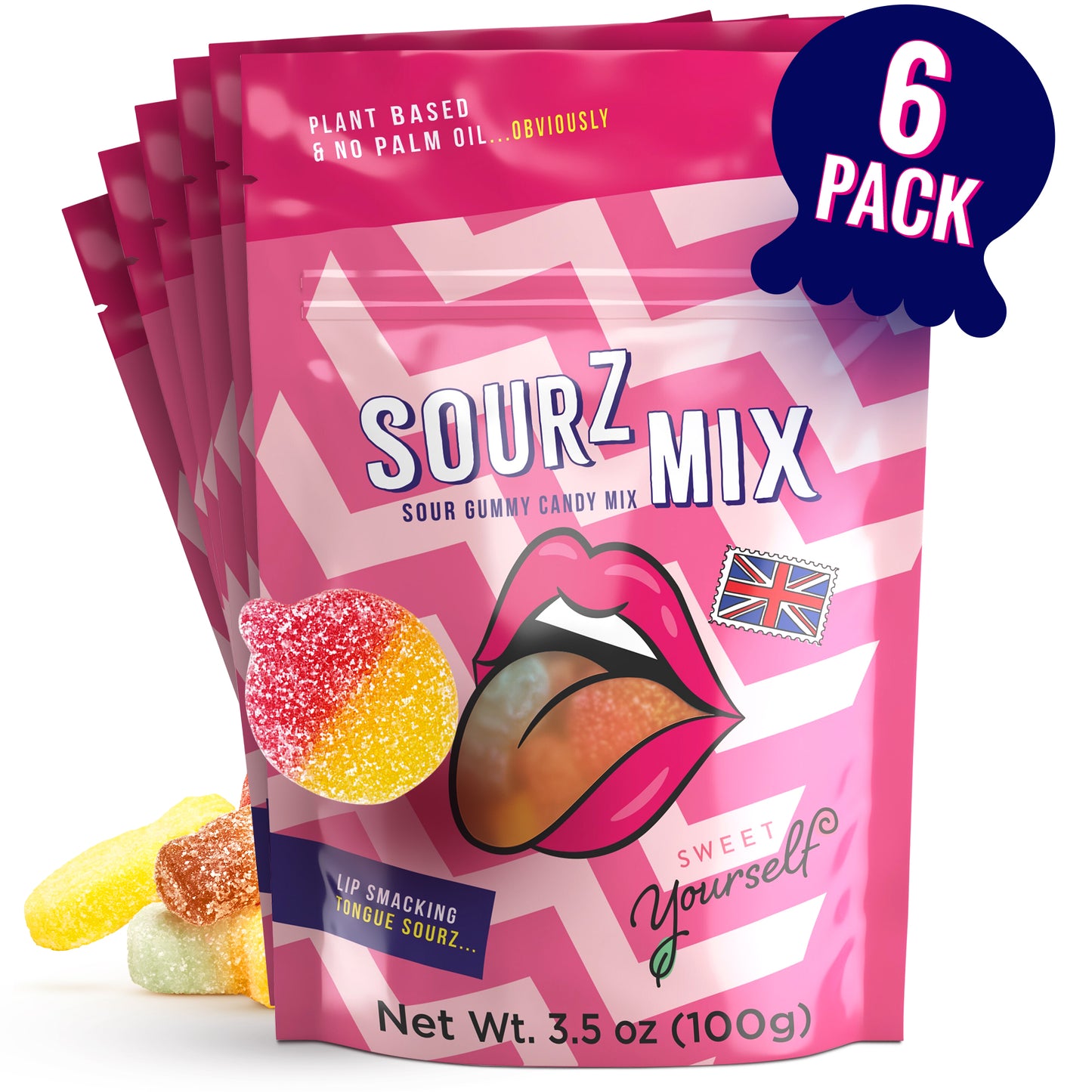 Assorted Gummy & Sour Sweet Snack Packs