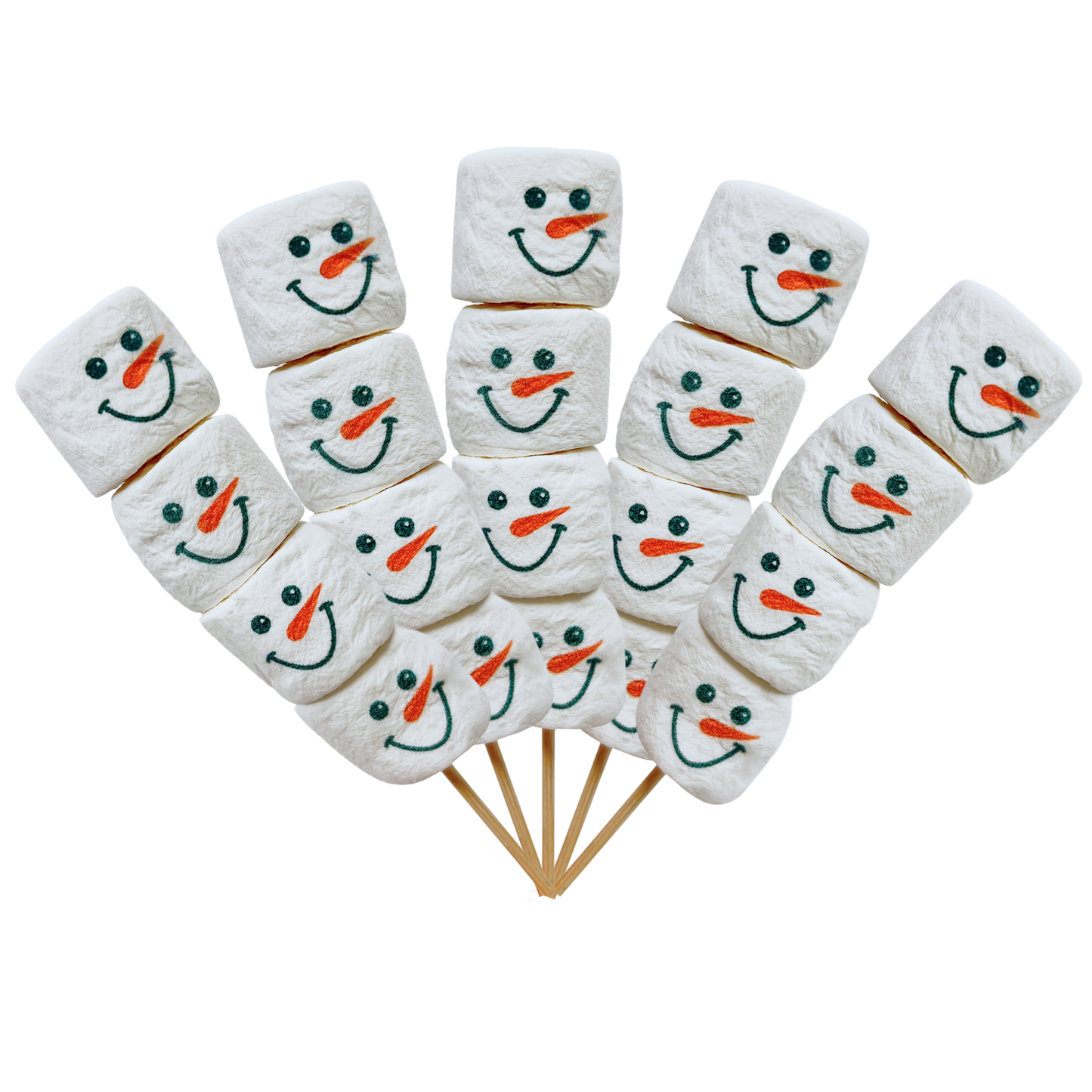 Snowman Marshmallow Hot Chocolate Stirrer - Personalisable