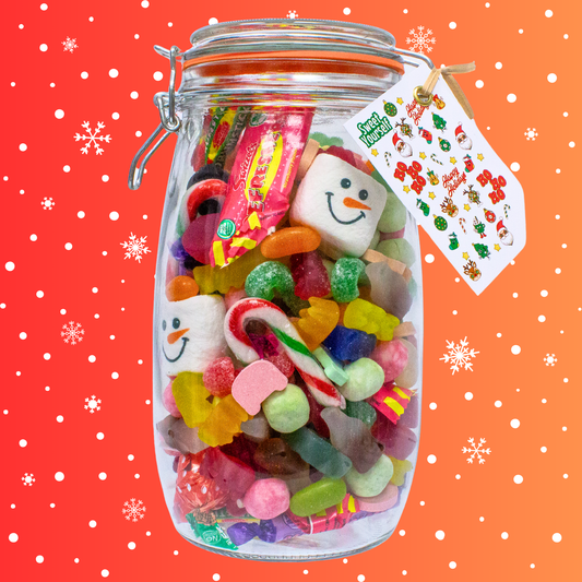 Retro Christmas Sweet Jar