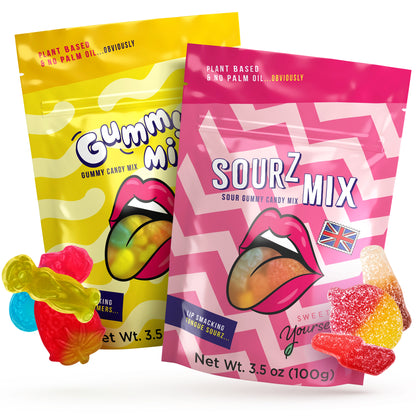 Assorted Gummy & Sour Sweet Snack Packs