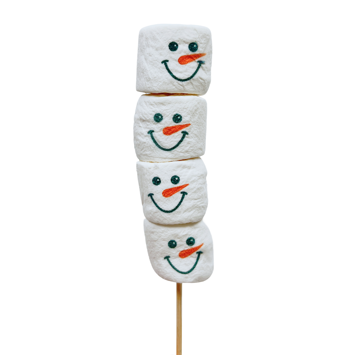 Snowman Marshmallow Hot Chocolate Stirrer - Personalisable